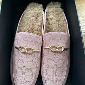 Coach loafers, pink